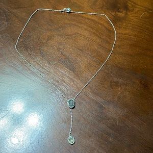 Sam Edelman silver lariat necklace